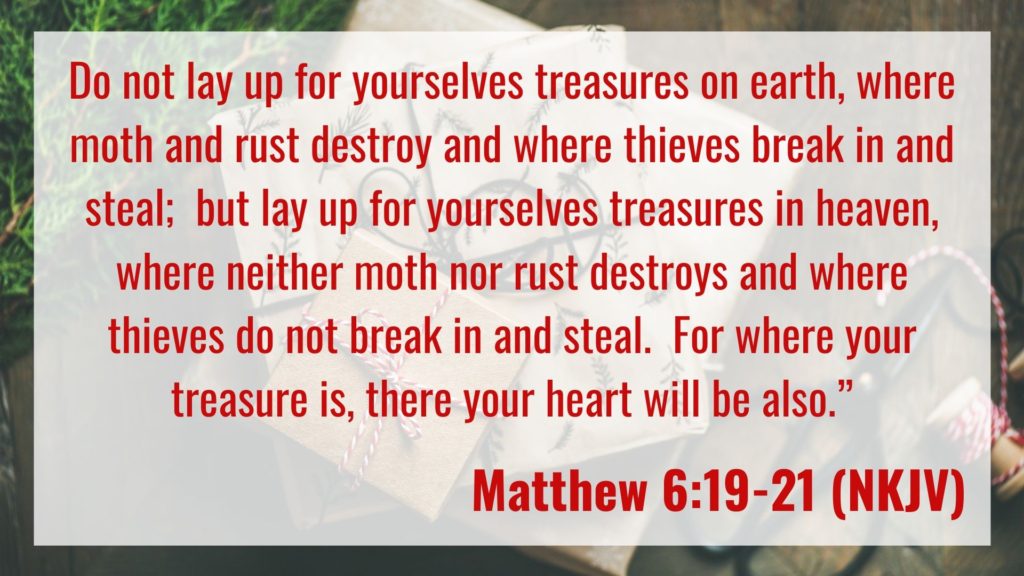 Matthew 6:19-21